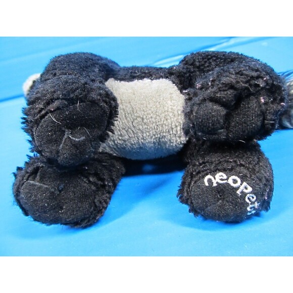 NEOPETS Lot of 2 Black Shadow Lupe Wolf 7" & Blue Acara 6" Stuffed Animal Plush - Picture 14 of 15